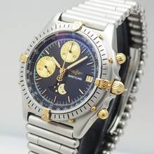 Thumbnail von Breitling Chronomat LUNA MOON Chronograph Stahl Relaux-Armband sehr SELTEN Seltene Mondphasen