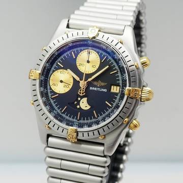  Breitling Chronomat LUNA MOON Chronograph Stahl Relaux bracelet very RARE RARE Moonphase 