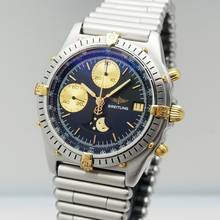 Thumbnail von Breitling Chronomat LUNA MOON Chronograph Stahl Relaux-Armband sehr SELTEN Seltene Mondphasen