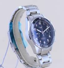 Thumbnail von Longines Spirit Flyback Chronograph Automatic 42mm Stahlband black dial B+P New