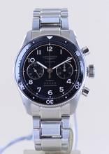 Thumbnail von Longines Spirit Flyback Chronograph Automatic 42mm Stahlband black dial B+P New