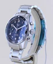 Thumbnail von Longines Spirit Flyback Chronograph Automatic 42mm Stahlband black dial B+P New