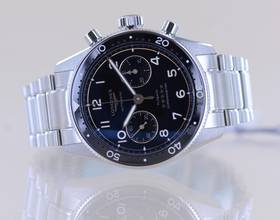 Thumbnail von Longines Spirit Flyback Chronograph Automatic 42mm Stahlband black dial B+P New