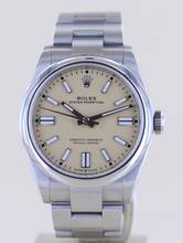 Thumbnail von Rolex Oyster Perpetual beige Dial Rehaut Sand 41mm 134300 B+P