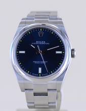 Thumbnail von Rolex Oyster Perpetual blue Dial Rehaut blau 39mm 114300 B+P