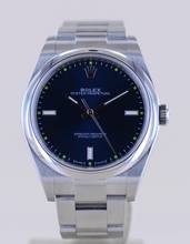 Thumbnail von Rolex Oyster Perpetual blue Dial Rehaut blau 39mm 114300 B+P