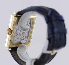 Thumbnail von Chronoswiss Hora 18K Gold Jumping Hour rectangular silver Dial Dresswatch Limited B+P