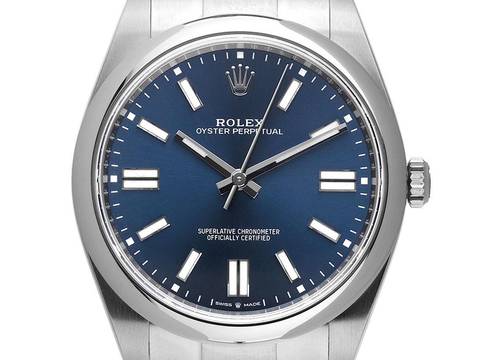  Rolex Oyster Perpetual Ref.124300 2021 Full Set wie Neu Vintage Oyster Perpetual Blue 