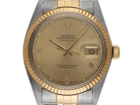  Rolex Datejust Ref.16013 Bj.1986 Box&Beschreibung Original Vintage Unpoliert Datejust open 6/9 Jubilé Armband 