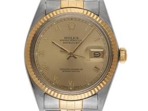 Thumbnail von Rolex Datejust Ref.16013 Bj.1986 Box&Beschreibung Original Vintage Unpoliert Datejust open 6/9 Jubilé Armband