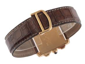 Thumbnail von Cartier Tank Française Ref.1830 Bj.2005 Box&Beschreibung wie Neu Vintage Tank Francaise Chronograph 18kt Gelbgold Leder Faltschließe