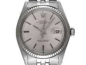 Thumbnail von Rolex Datejust Ref.1601 Bj.1970 Box&Beschreibung sehr gut Vintage Datejust Stahl 18kt Weißgold open 6/9 Jubilé Armband