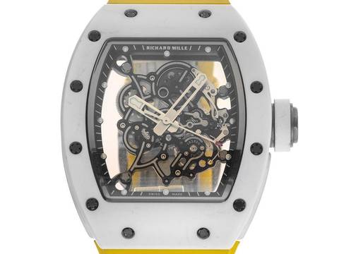  Richard Mille RM 055 Ref.RM055 2020 Full Set Original Bubba Watson White Keramik Kautschuk Faltschließe 