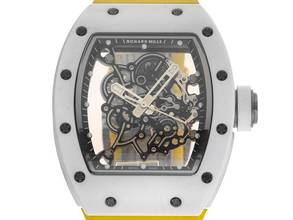  Richard Mille RM 055 Ref.RM055 2020 Full Set Original Bubba Watson White Keramik Kautschuk Faltschließe 