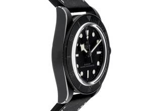 Thumbnail von Tudor Black Bay Ceramic Ref.M79210CNU-0001 2023 Full Set Ungetragen Black Bay Ceramic Leder Kautschuk Faltschließe