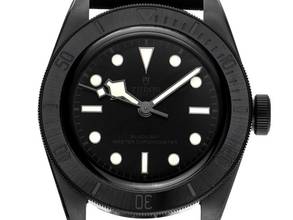Thumbnail von Tudor Black Bay Ceramic Ref.M79210CNU-0001 2023 Full Set Ungetragen Black Bay Ceramic Leder Kautschuk Faltschließe