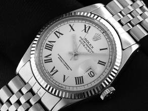 Thumbnail von Rolex Datejust Ref.1601 Bj.1967 Box&Beschreibung Original Vintage Unpoliert Datejust Stahl 18kt Weißgold Buckley Dial Jubilé Armband