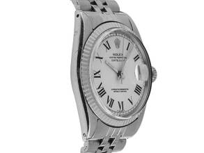 Thumbnail von Rolex Datejust Ref.1601 Bj.1967 Box&Beschreibung Original Vintage Unpoliert Datejust Stahl 18kt Weißgold Buckley Dial Jubilé Armband