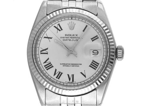  Rolex Datejust Ref.1601 Bj.1967 Box&Beschreibung Original Vintage Unpoliert Datejust Stahl 18kt Weißgold Buckley Dial Jubilé Armband 