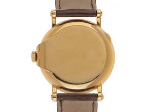 Thumbnail von Patek Philippe Calatrava Ref.5153J-001 Bj.2010 Full Set wie Neu Vintage Calatrava 18kt Gelbgold Leder Faltschließe