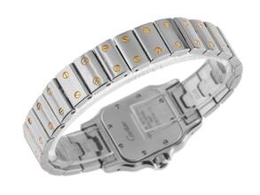 Thumbnail von Cartier Santos Galbée Lady PM Ref.1567 Bj.1997 Box und Beschreibung original Vintage Unpoliert Santos Galbee Lady PM kleines Modell