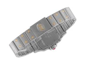 Thumbnail von Cartier Santos Galbee Lady PM kleines Modell Ref.1057930 Bj.1992 Full Set sehr gut Vintage Santos Galbee Lady PM kleines Modell