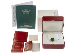 Thumbnail von Cartier Santos Galbee Lady PM kleines Modell Ref.1057930 Bj.1992 Full Set sehr gut Vintage Santos Galbee Lady PM kleines Modell