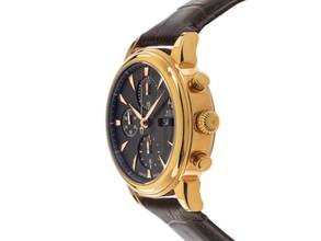 Thumbnail von Bulova Accutron Gemini C969844 Bj.2000 Full Set original Vintage Unpoliert Accutron Gemini Chronograph Krokoleder Faltschließe