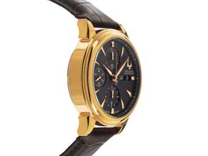 Thumbnail von Bulova Accutron Gemini C969844 Bj.2000 Full Set original Vintage Unpoliert Accutron Gemini Chronograph Krokoleder Faltschließe