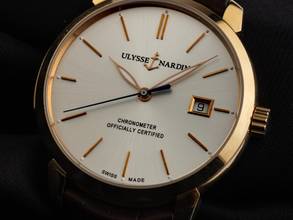Thumbnail von Ulysse Nardin San Marco Classico Ref.8156-111 Bj.2012 original Box Original Vintage Unpoliert San Marco Classico 18kt Gelbgold