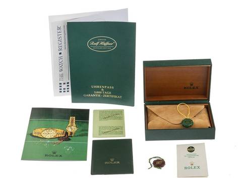  Rolex Datejust Diamanten Ref.16013 Bj.1980 Full Set sehr gut Vintage Datejust Diamanten open 6/9 Stahl 18kt Gelbgold Jubilé Armband 