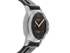 Thumbnail von Panerai Luminor Marina Ref.PAM01312 Bj.2017 Full Set original Vintage Unpoliert Luminor Marina Kautschuk Armband