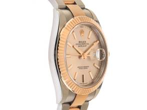 Thumbnail von Rolex Datejust Ref.126331 Bj.2021 Full Set wie Neu Datejust Sundust 18kt Roségold Everose Oyster Armband