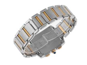 Thumbnail von Cartier Tank Française GM Großes Modell Ref.2303 Bj.1997 Full Set original Vintage Unpoliert Tank Francaise GM Großes Modell Stahl 18kt Gelbgold Chronograph
