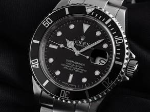 Thumbnail von Rolex Submariner Date Ref.16610T Bj.2007 Box&Beschreibung sehr gut Vintage Submariner Date no hole