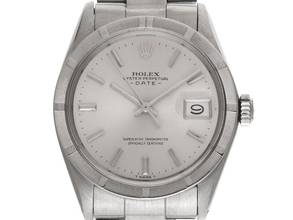 Thumbnail von Rolex Oyster Perpetual Date Ref.1501 1970 Full Set Original Vintage Unpoliert Oyster Perpetual Date Stahl open 6/9