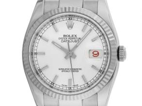 Thumbnail von Rolex Datejust Ref.116234 Bj.2007 Full Set sehr gut Vintage Datejust Roulette Stahl 18kt Weißgold Oyster Armband