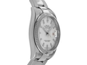 Thumbnail von Rolex Datejust Ref.116234 Bj.2007 Full Set sehr gut Vintage Datejust Roulette Stahl 18kt Weißgold Oyster Armband