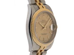 Thumbnail von Rolex Datejust Ref.116233 Bj.2013 Full Set Sehr gut Vintage Datejust Stahl 18kt Gelbgold Jubilé Armband