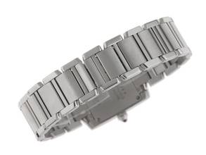 Thumbnail von Cartier Tank Française PM kleines Modell Ref.2384 2018 Box&Beschreibung sehr gut Vintage Tank Francaise PM kleines Modell Diamanten Perlmutt