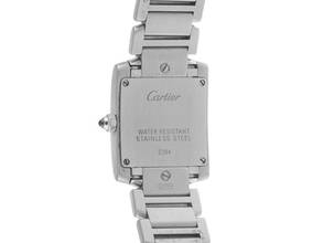 Thumbnail von Cartier Tank Française PM kleines Modell Ref.2384 2018 Box&Beschreibung sehr gut Vintage Tank Francaise PM kleines Modell Diamanten Perlmutt