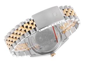 Thumbnail von Rolex Datejust Diamanten Ref.16013 Bj.1983 Box&Beschreibung sehr gut Vintage Datejust Diamanten open 6/9 Stahl 18kt Gelbgold Jubilé Armband