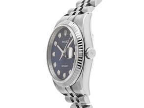 Thumbnail von Rolex Datejust Ref.116234 Bj.2014 Full Set sehr gut Vintage Datejust Jubilée Dial Stahl 18kt Weißgold Diamanten Jubilé Armband
