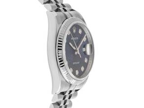 Thumbnail von Rolex Datejust Ref.116234 Bj.2014 Full Set sehr gut Vintage Datejust Jubilée Dial Stahl 18kt Weißgold Diamanten Jubilé Armband