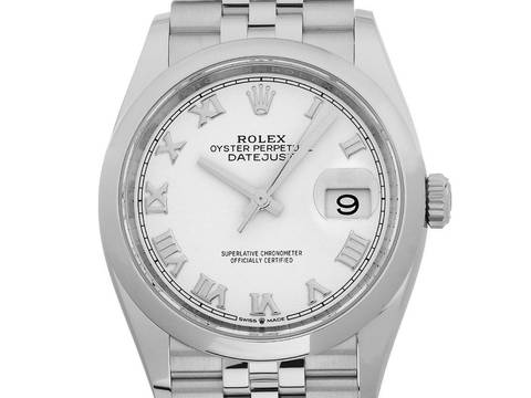  Rolex Datejust Ref.126200 Bj.2021 Full Set wie Neu Datejust Stahl Jubilé Armband 