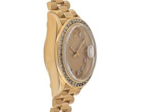 Thumbnail von Rolex Lady-Datejust Ref.69178 Bj.1988 Box&Beschreibung sehr gut Vintage Datejust 18kt Gelbgold 71g Diamanten 0,60ct open 6/9
