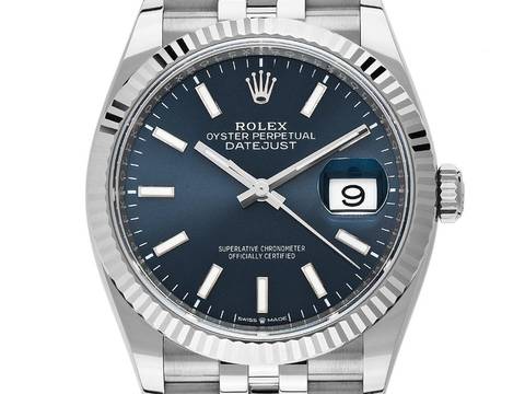  Rolex Datejust Ref.126234 2024 Full Set wie Neu Datejust Stahl 18kt Weißgold Jubilé 