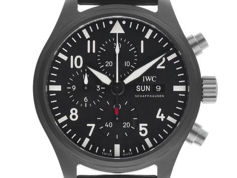  IWC Fliegeruhr Chronograph Top Gun Pilot´s Watch Top Gun Keramik Ref.IW389101 2026 Full Set Ungetragen Pilot´s Watch Chronograph Top Gun Keramik Textil / Leder Faltschließe 