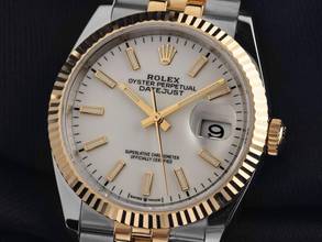 Thumbnail von Rolex Datejust Ref.126233 2025 Full Set wie Neu Datejust Stahl 18kt Gelbgold Jubilé Armband