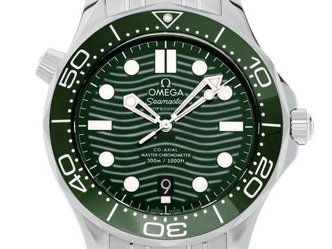  Omega Seamaster Diver 300 M Ref.210.30.42.20.10.001 2026 Full Set Ungetragen Seamaster Diver 300M Green Dial 
